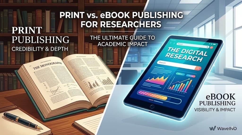 Print Book vs eBook Publishing for Researchers: The Ultimate Guide