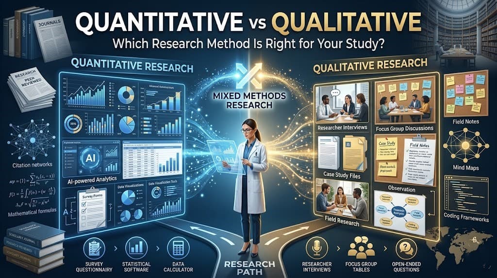 Quantitative vs Qualitative Research Methods: Which One Should You Choose?