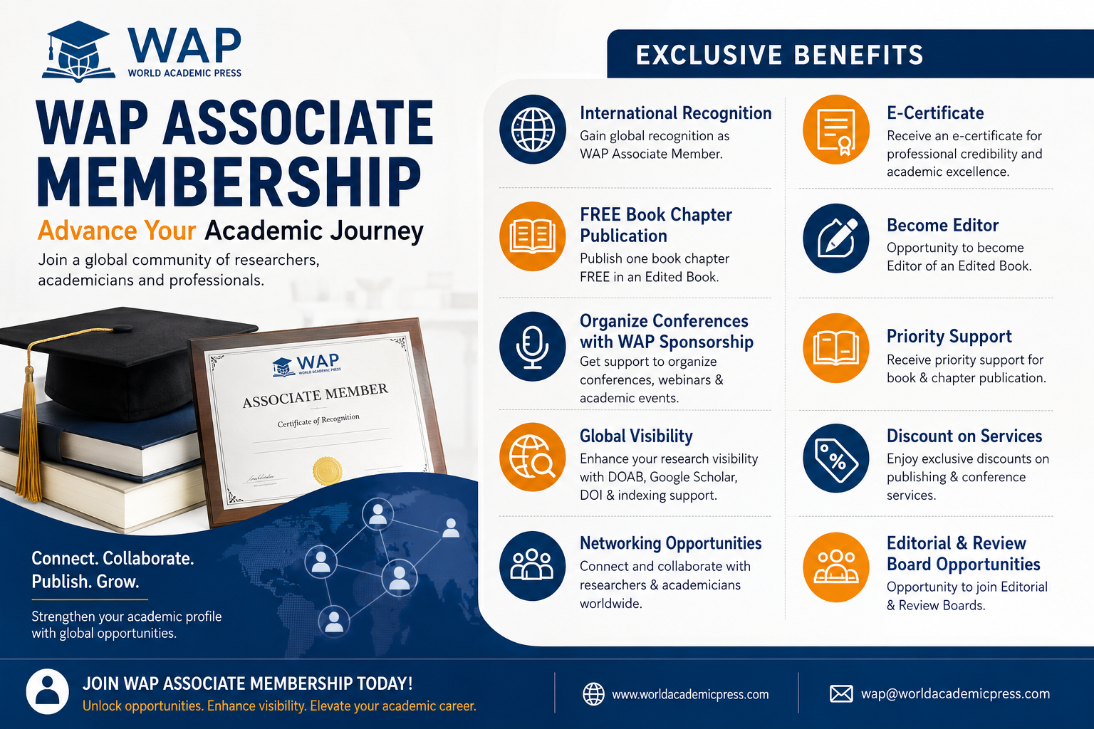 WAP Associate Membership: Unlock Global Academic Opportunities and Advance Your Research Career
